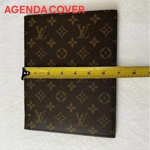 Vintage Louis Vuitton Monogram Agenda Notebook Cover Folio 8 3/4”